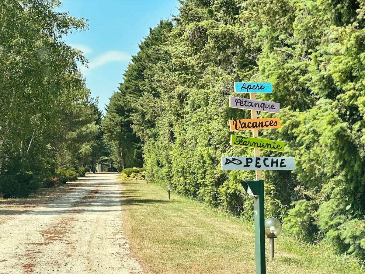 Chalet La Perche Au Bord De L'Eau Lion-en-Sullias Dış mekan fotoğraf